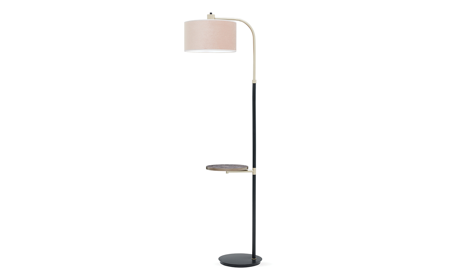 Virgo Floor Lamp with Side Table