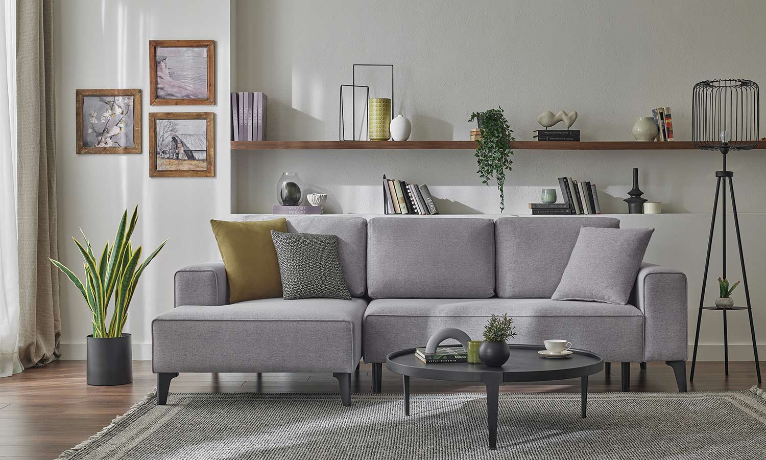Arnel Corner Sofa Set