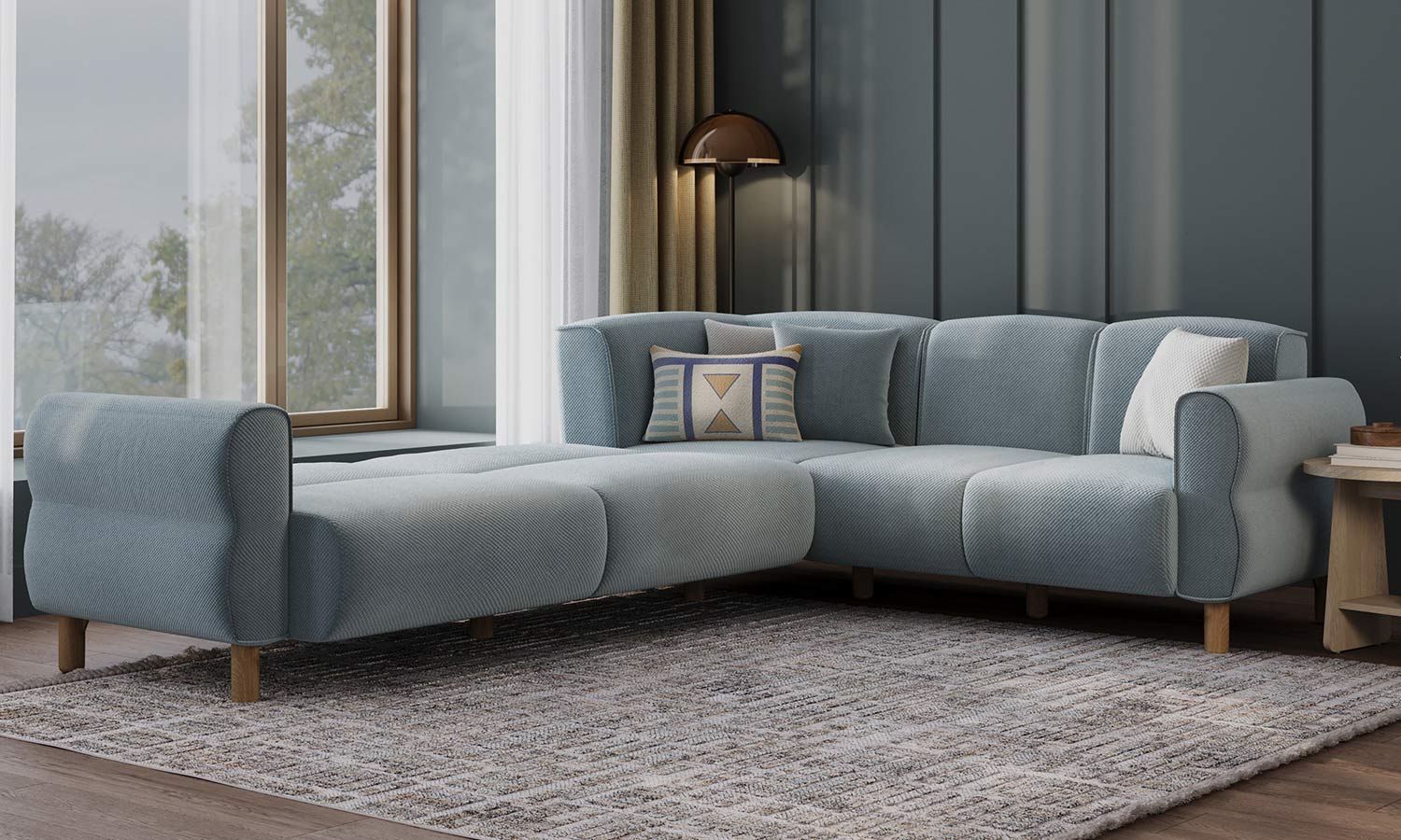 Bolena Corner Sofa Set