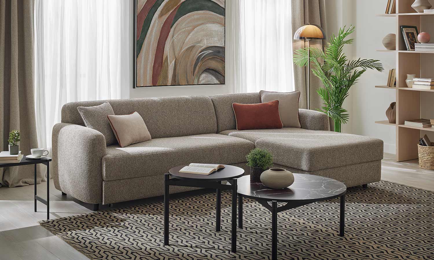 Izla Corner Sofa Set