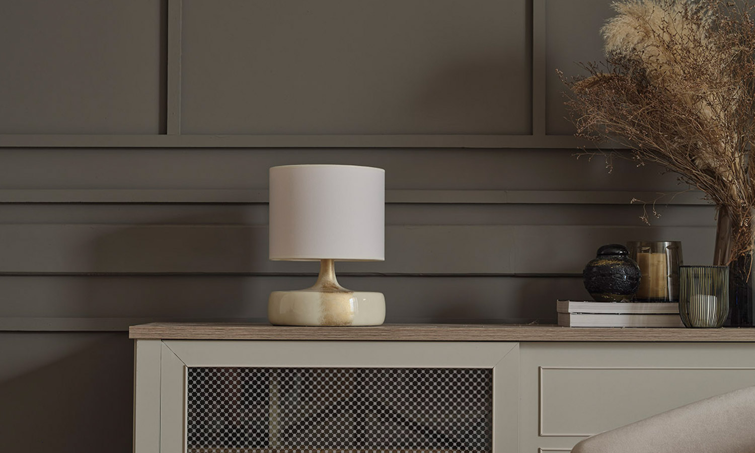 Livon Table Lamp - Cream