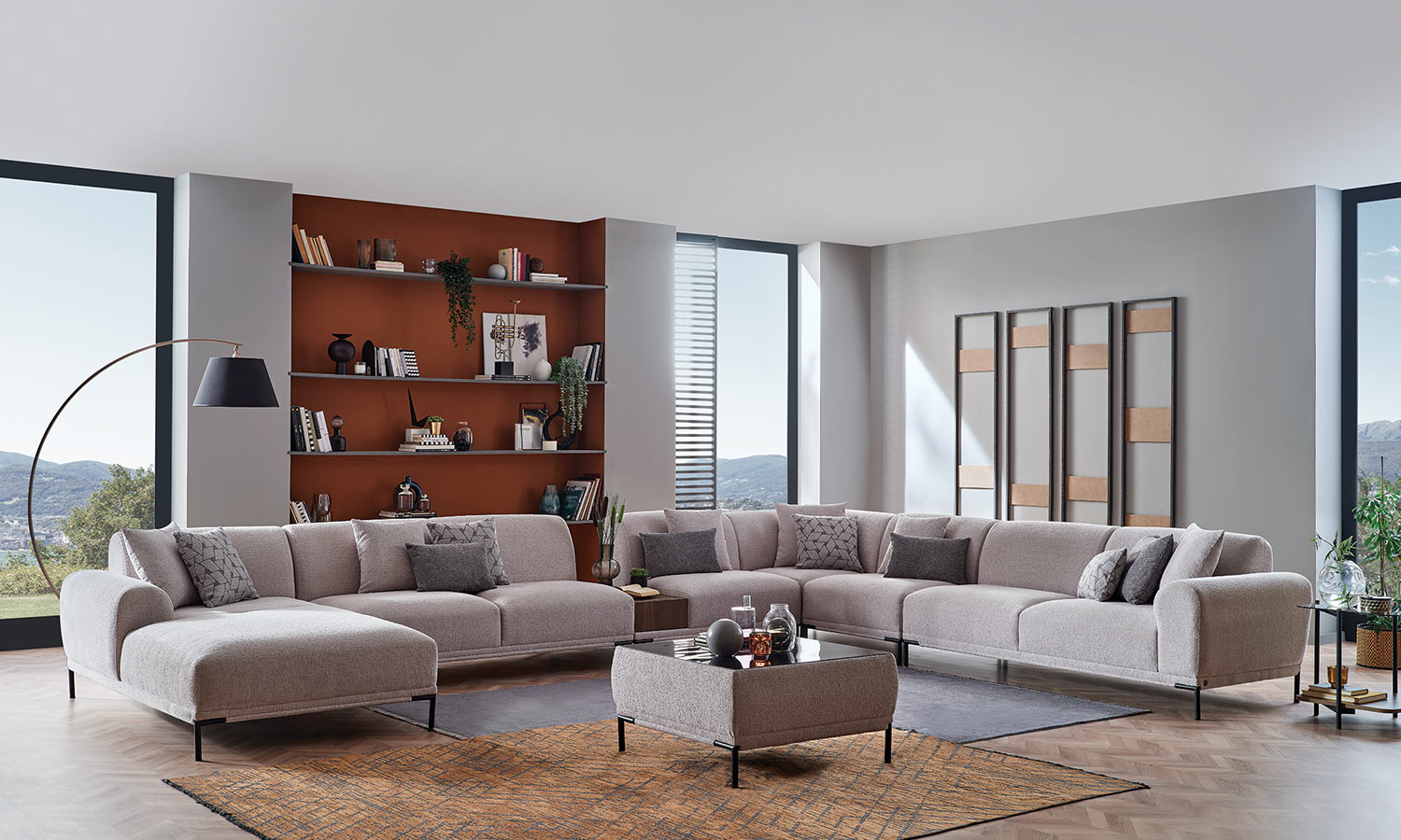 Marlet Corner Sofa Set