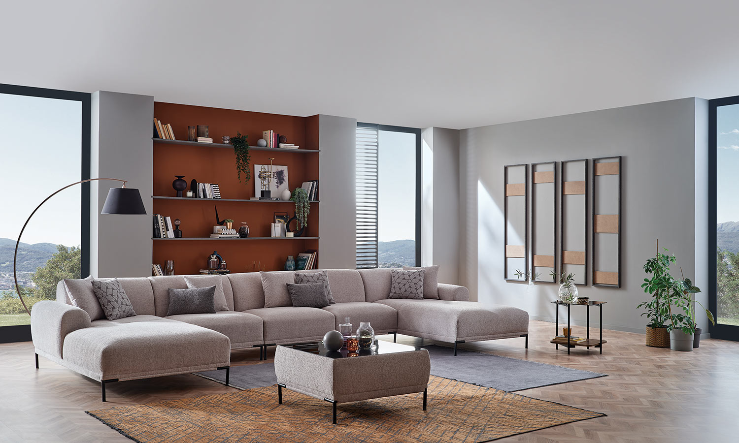 Marlet Corner Sofa Set