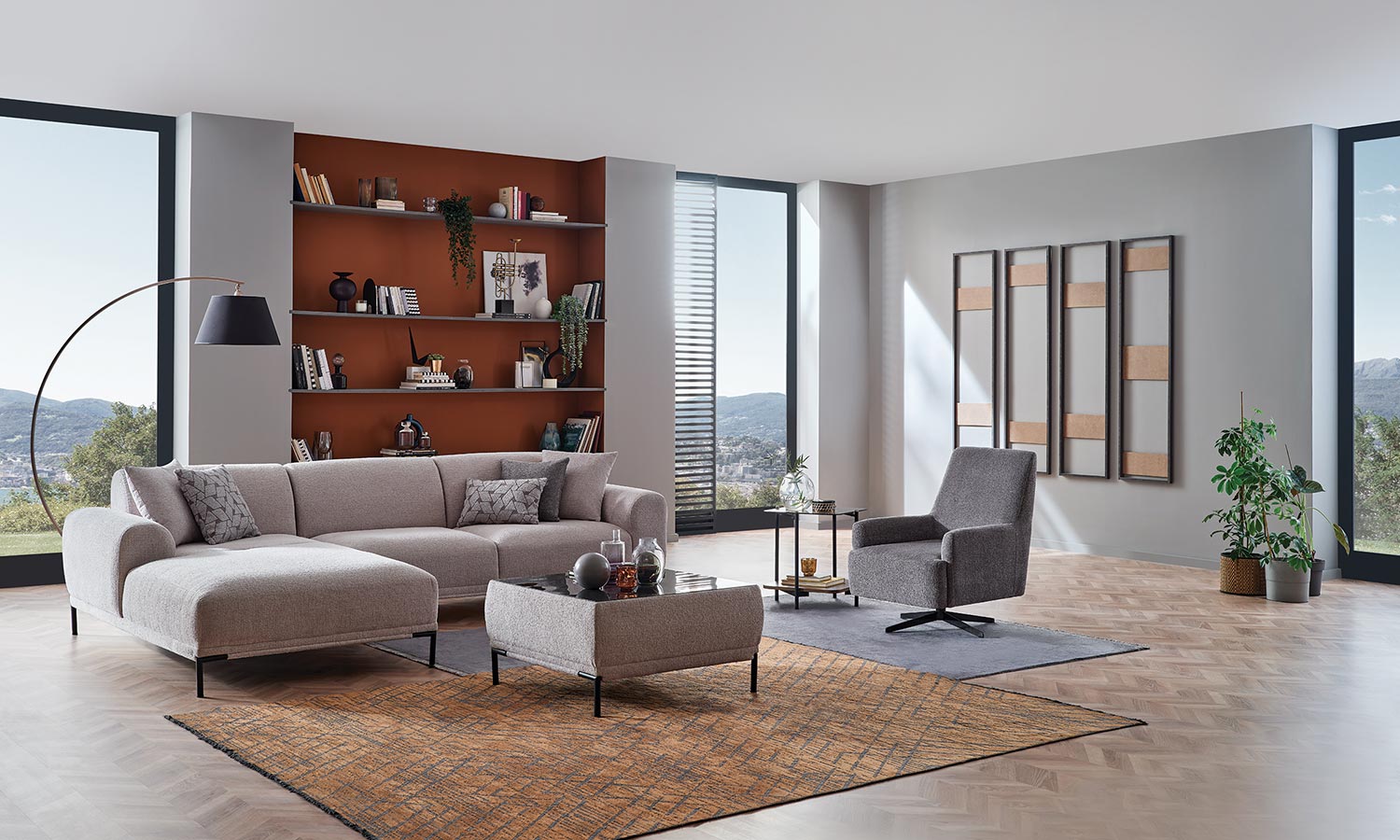 Marlet Corner Sofa Set