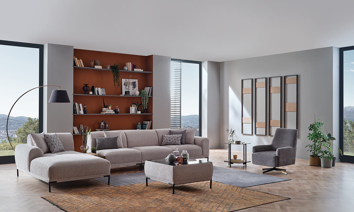Marlet Corner Sofa Set
