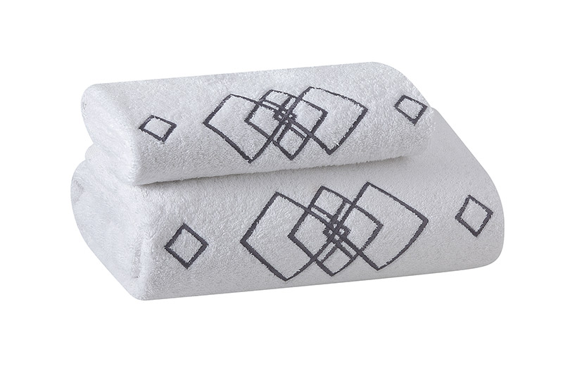 Marlo Grey Bath Towel