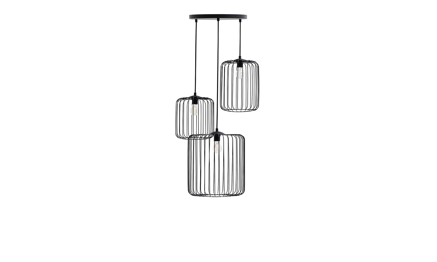 Nidus Triple Glass Pendant Lamp