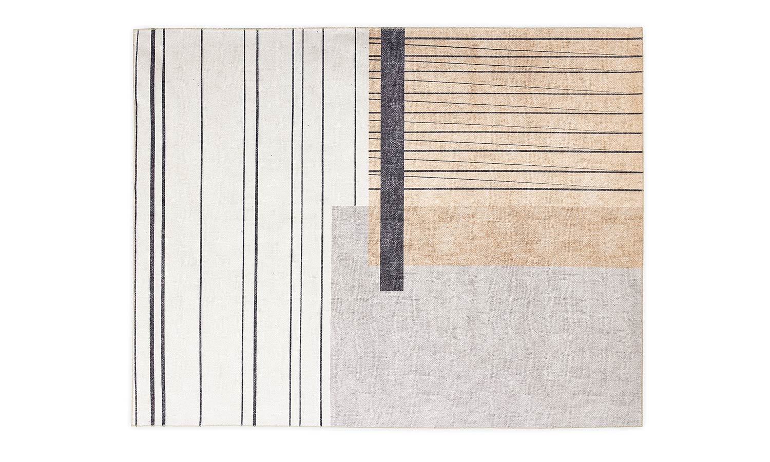 Halı - Sarı/Gri - 230x290 cm