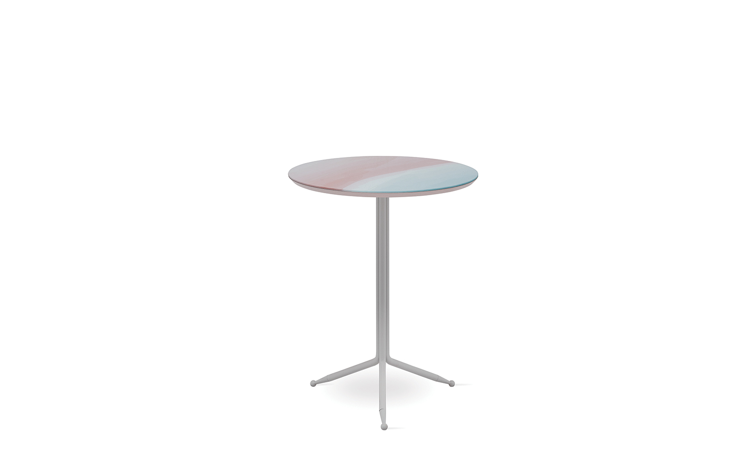 3’lü Zigon Sehpa Seti – Pembe Çiçekli