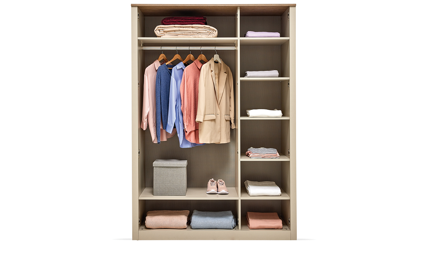 3 Kapaklı Dolap